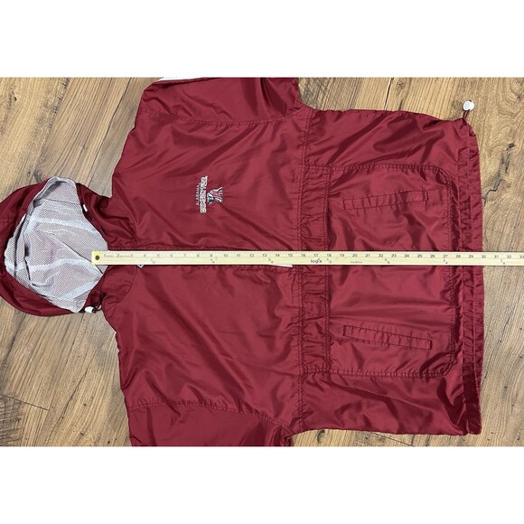 Alabama Crimson Tide Half Zip Windbreaker Womens XL Red Oak, Crimson and White - Picture 6 of 9